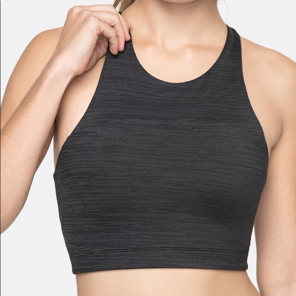 Tech sweat crop top Night Medium